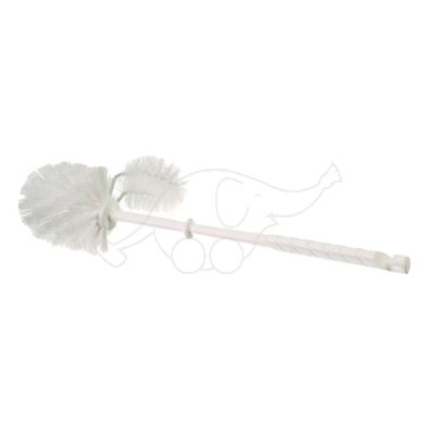 Toilet brush with border cleaner