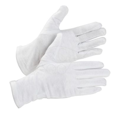 Cotton inner glove M white
