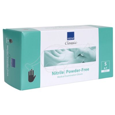 Nitrile glove powderfree S/6-7 black 200pcs/pack