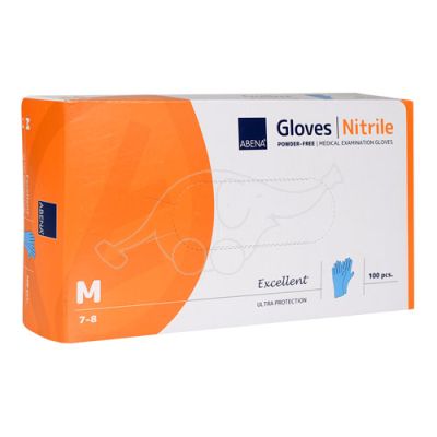 Hospi-Care Nitril blue glove powder free M/7-8