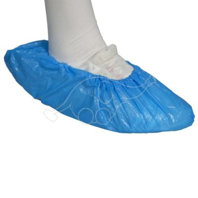 Disposable shoe cover, blue