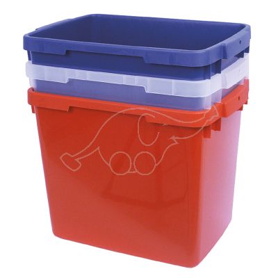 Bucket Activa 23L squared, red (handle 625055)