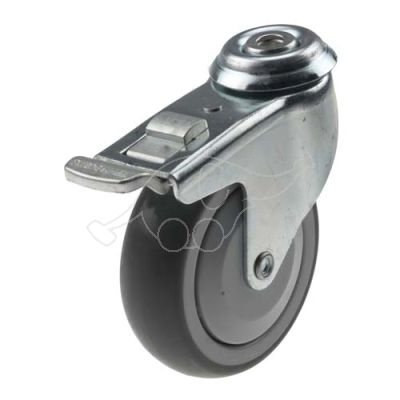 Wheel with brake 100mm for 629466 trolley
