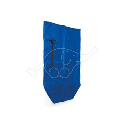 Polyester bag 45L blue dimensions 33x24x63cm