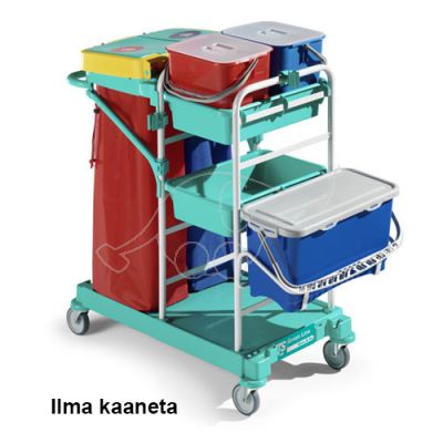 Cleaning trolley Green Healthcare 1040, Risan, without lid