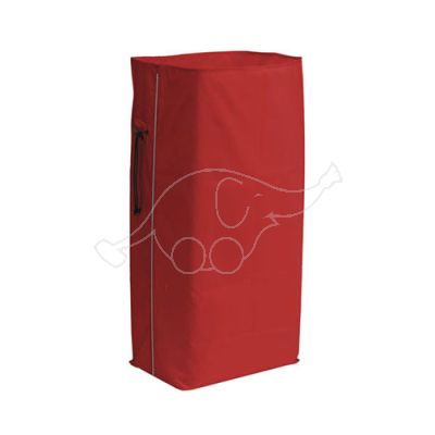 120L plastified red bag with zip