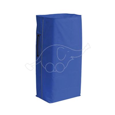 120L plastified blue bag with zip