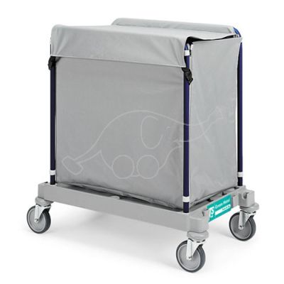 Linen Trolley Green Hotel 919 with cover, grey