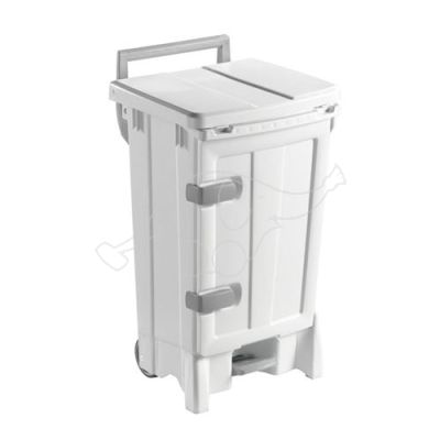 Open-up bin Derby XXL 90L, pedal and green lid