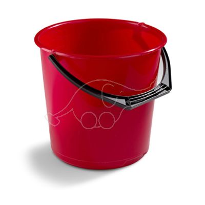 Bucket 10L round, red