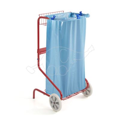 Varnished trolley Happy 120L with paperholder
