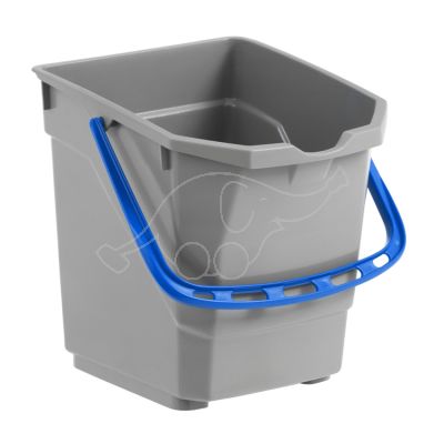Bucket 15L for Nickita trolleys, blue/grey