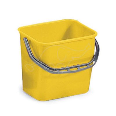 Plastic bucket 12L yellow