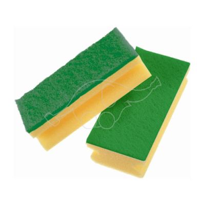 Cleaning washrag yellow/green 150x70x45mm hard