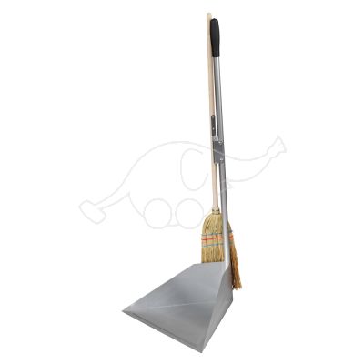 Dustpan Dusty Compact, 100cm handle, 30cm, broom included