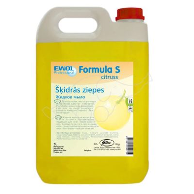 Liquid soap EWOL Professional Formula S 5L citruss