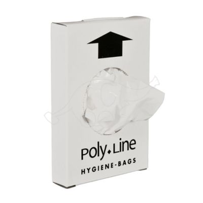 Poly Line Hygiene Bags 1L 30pcs (25 pack in box), White
