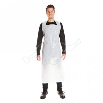 Disposable apron white 140x75cm 60my 25pcs