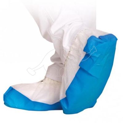 Slippers with reinforced sole 50pcs pk, blue-white
