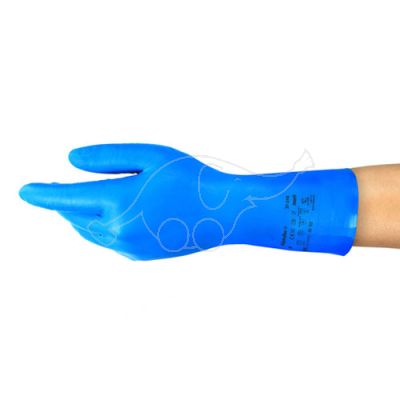Nitrile glove unflocked AlphaTec 37-310, size 8, blue
