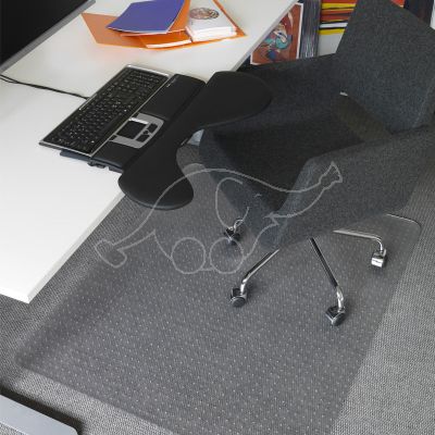Chairmat for carpet Premium 120x150cm 2,1mm,  transparent