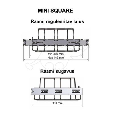 Longopac Flex Mini Square W360xD350mm