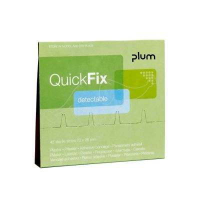 Plum QuickFix sinised plaastrid 45tk, detekteeritavad