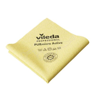 Vileda PURmicro microfibre cloth yellow 38x35cm
