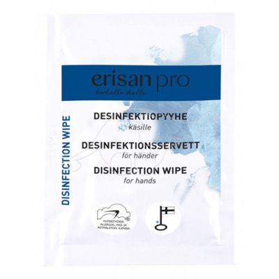 Kiilto Erisan disinfection wipes for hands 1piece/pack