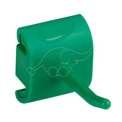 Vikan Hygienic Wall Bracket, SingleHook Module, Green