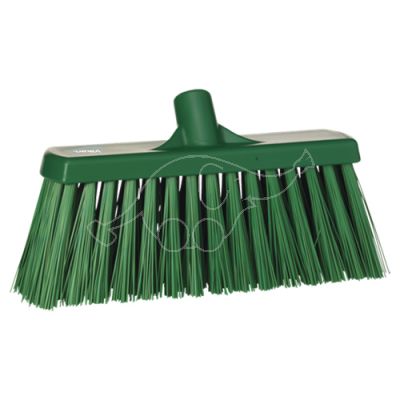 Vikan broom 330mm very hard, green