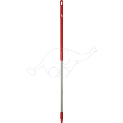 Vikan Stainless Steel Handle, Ø31 mm, 1510 mm, red