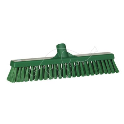 Vikan broom soft/hard 410mm, green