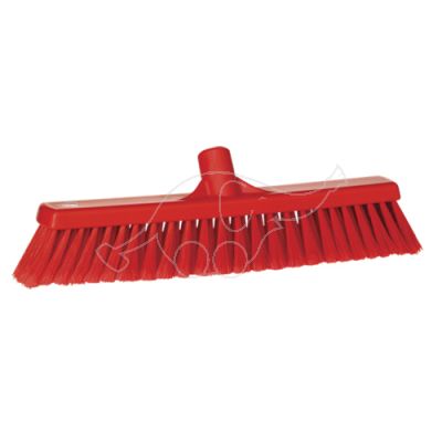 Vikan soft/split floor broom 410mm red