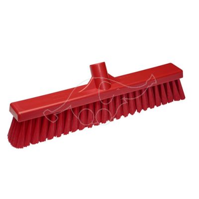 Vikan soft floor broom 410mm, red