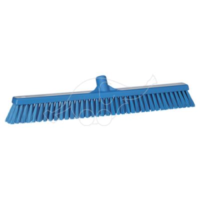 Vikan Soft/Stiff floor broom 610mm, blue