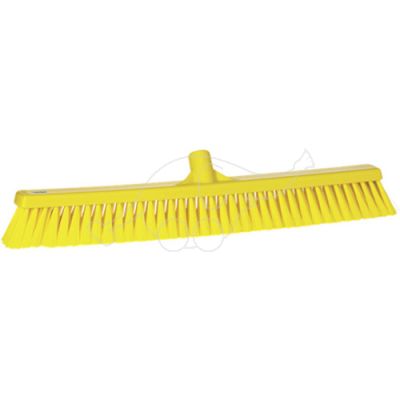 Vikan soft floor broom 610mm,  yellow