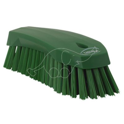 Vikan hand scrub brush L 200mm hard, green