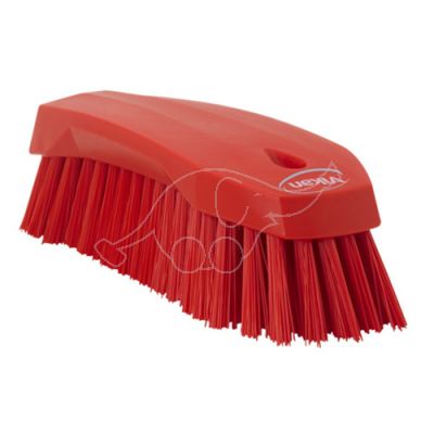 Vikan hand scrub brush L 200mm hard, red