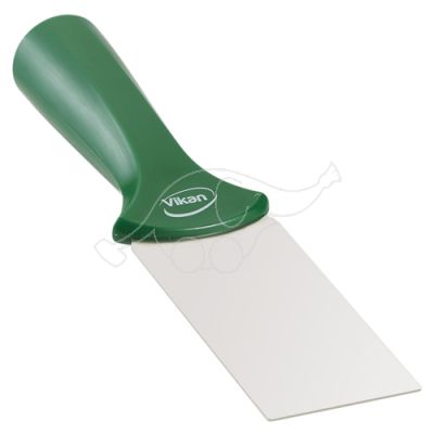 Stainless Steel Scraper with Threaded Handle, 50 mm, green