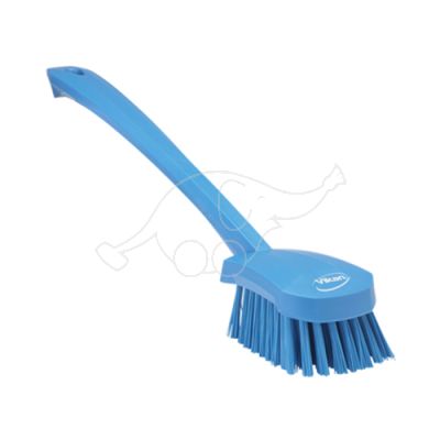 Vikan washing brush 415mm hard, blue