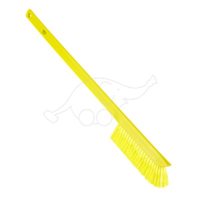 Vikan Ultra-Slim brush with long handle 600 mm medium,Yellow