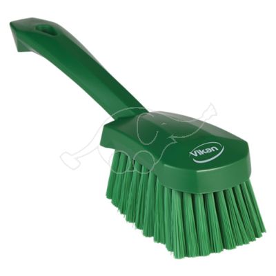 Vikan Washing Brush with short handle, 270 mm, Soft, Green