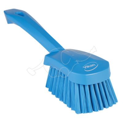Vikan Washing Brush with short handle, 270 mm, Soft, Blue