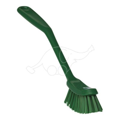 Vikan dish brush 25x290mm medium, green