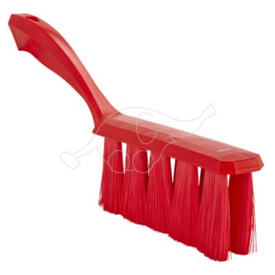 Vikan UST bench brush, 330mm, soft, red