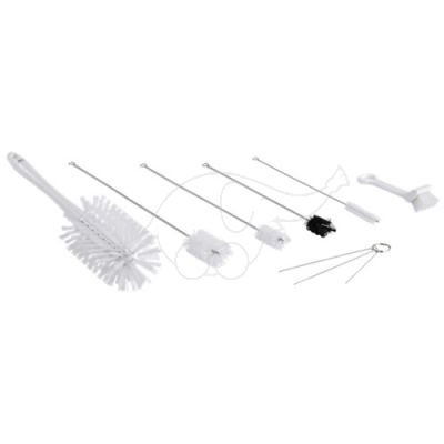 Vikan brush kit for softice machines  (9pcs), White