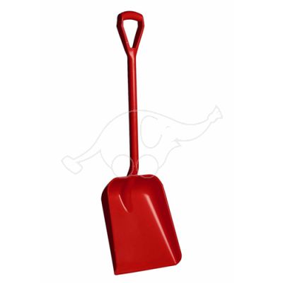 Shovel D grip large deep blade red