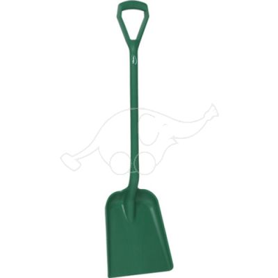 Vikan shovel D grip 1040mm blade 271mm, green