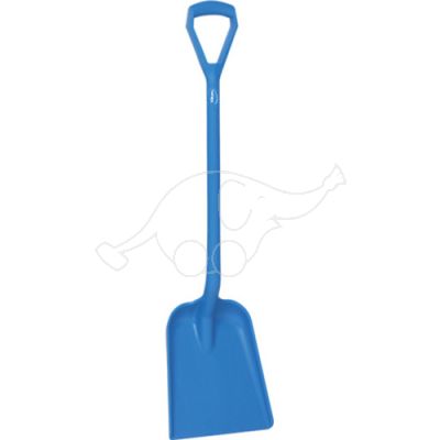 Vikan shovel D grip 1040mm, blade 271 mm, blue